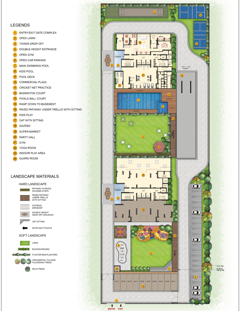 Site Plan of savviour Siddhi
